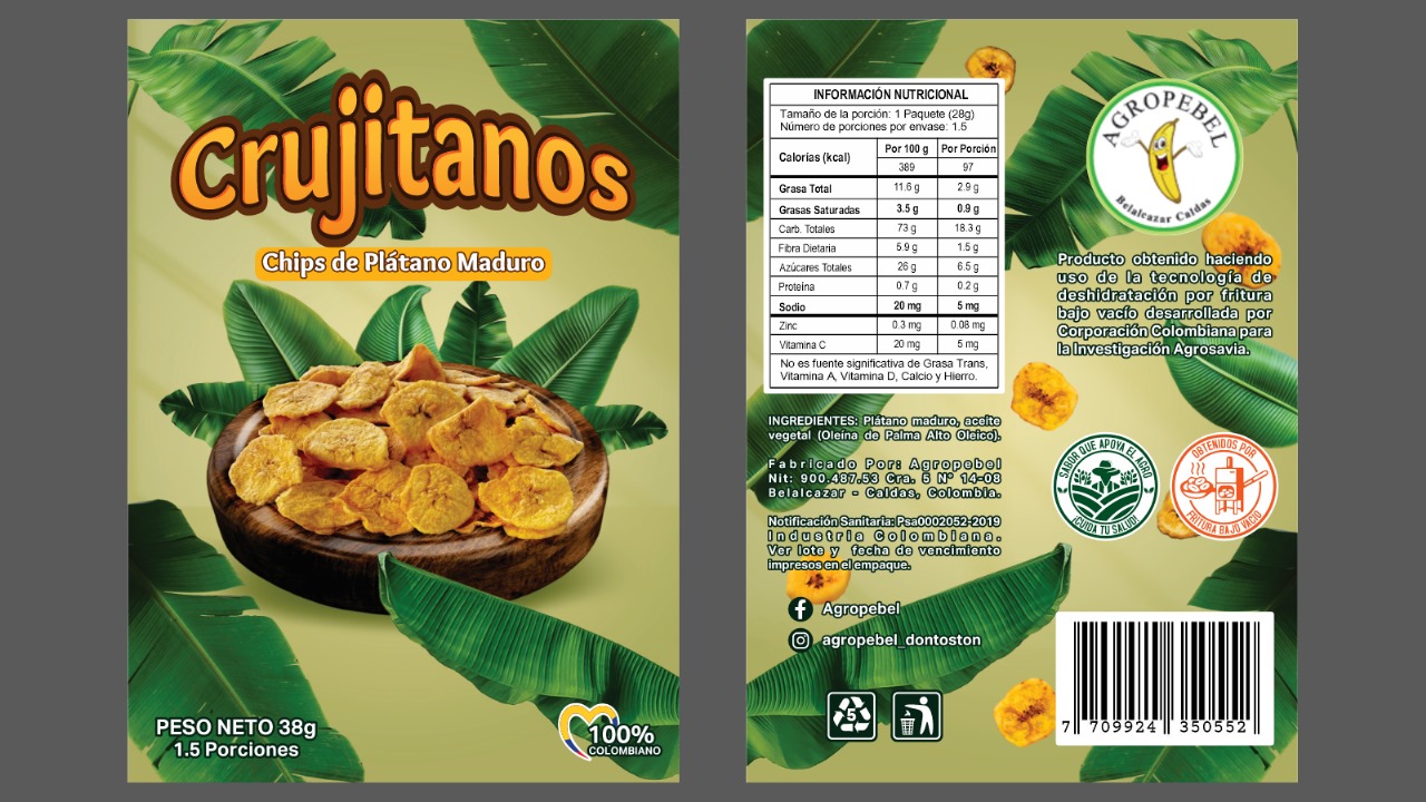Chips de Plátano Crujitanos
